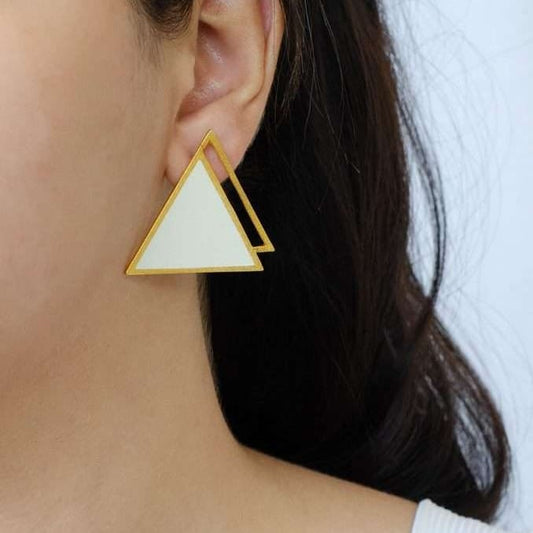 Pearl Tuya Earrings