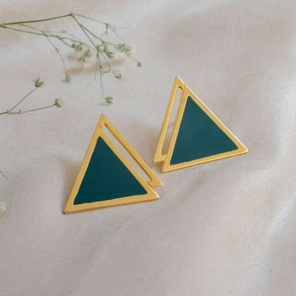 Mini Emerald Tuya Earring
